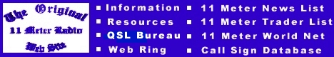 The Original 11 Meter Radio Website